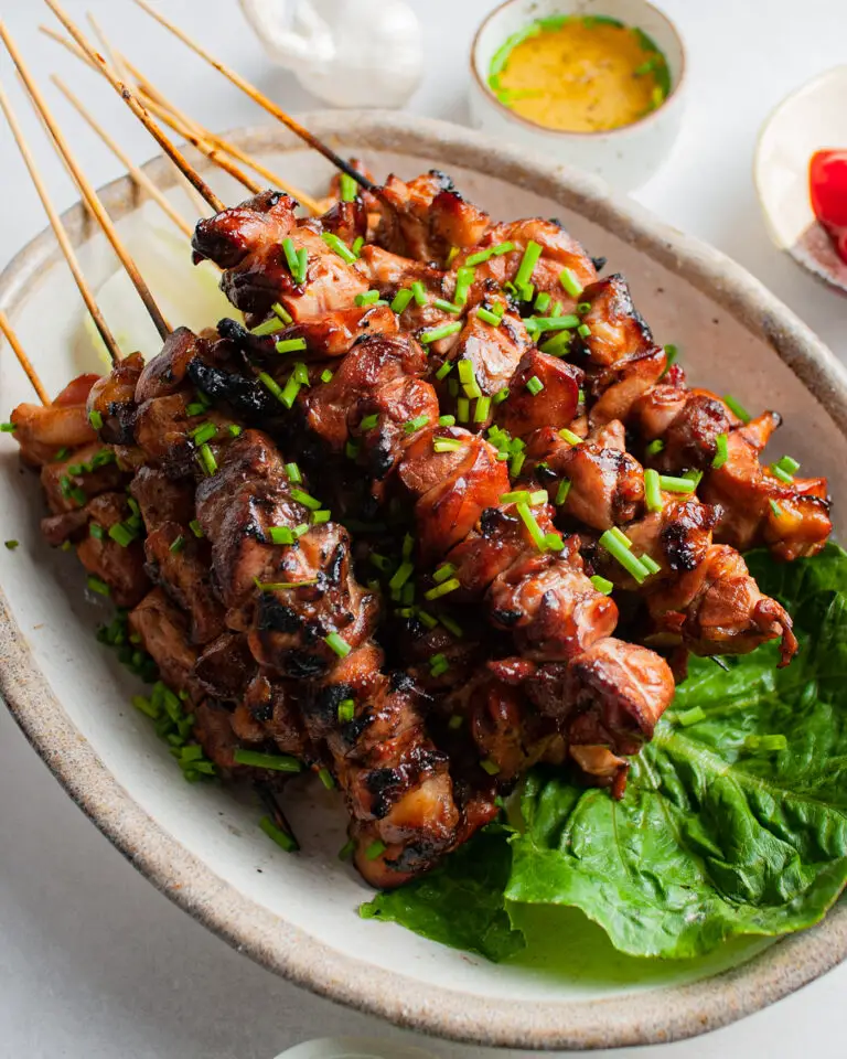 LipSmacking Filipino BBQ Grilled Chicken Skewers (Inihaw na Manok)
